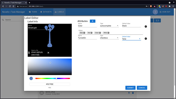 automotive annotation task management web portal