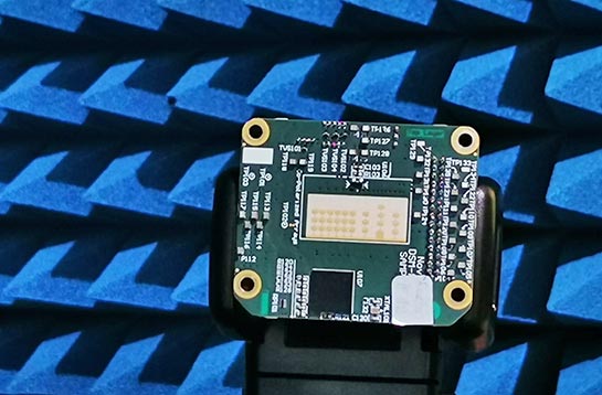 radar characterization - 79GHz radar sensor in anechoic chamber