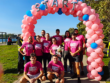 RACE FOR THE CURE promoting prevention and fight against breast cancer, Belgrade, October 2022