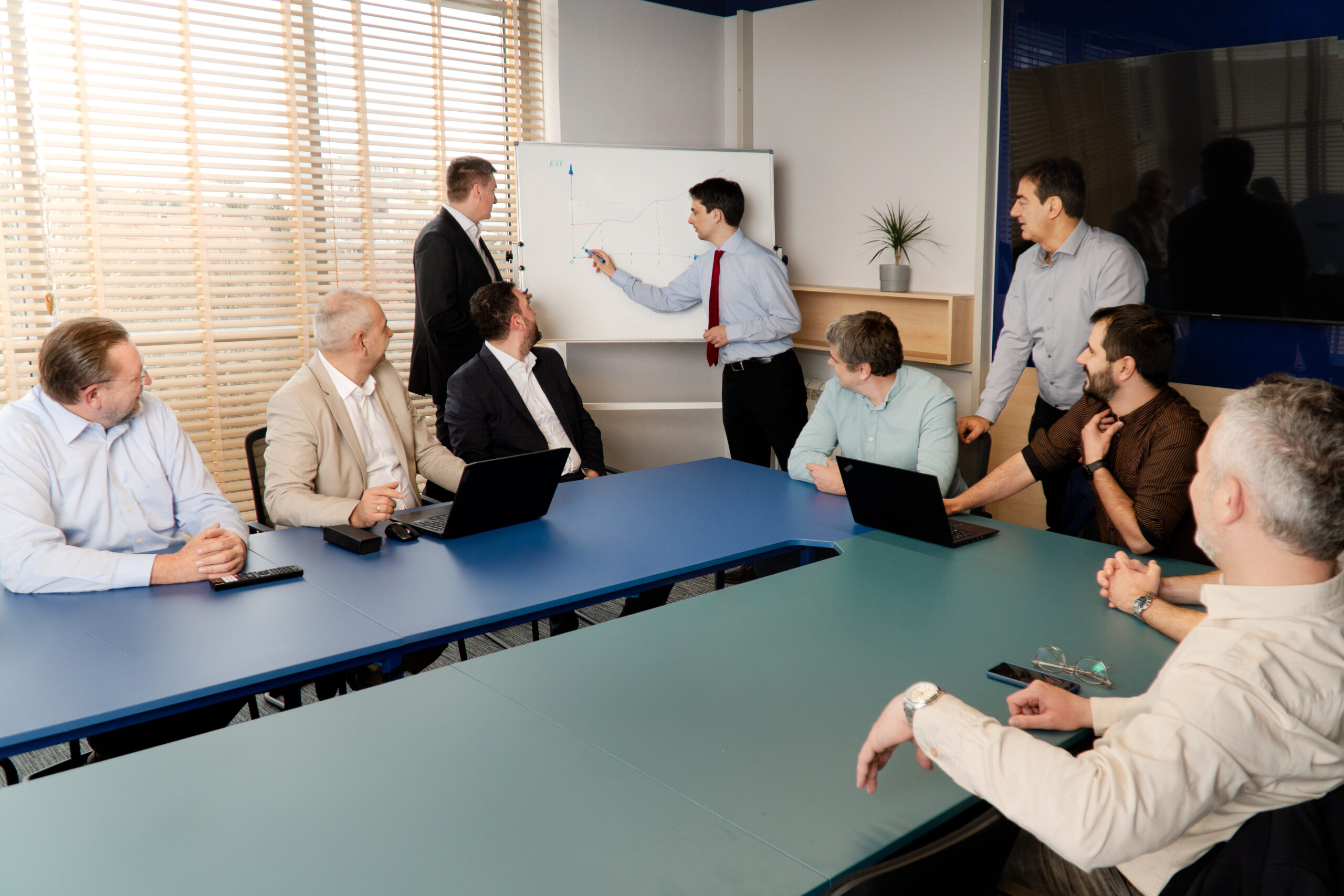 Photograph of the main conference room at NOVELIC offices at Green Hill